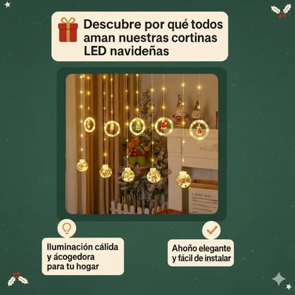 Luces Cascada Navideñas