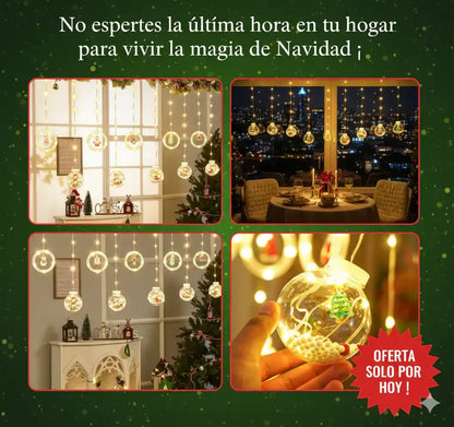 Luces Cascada Navideñas