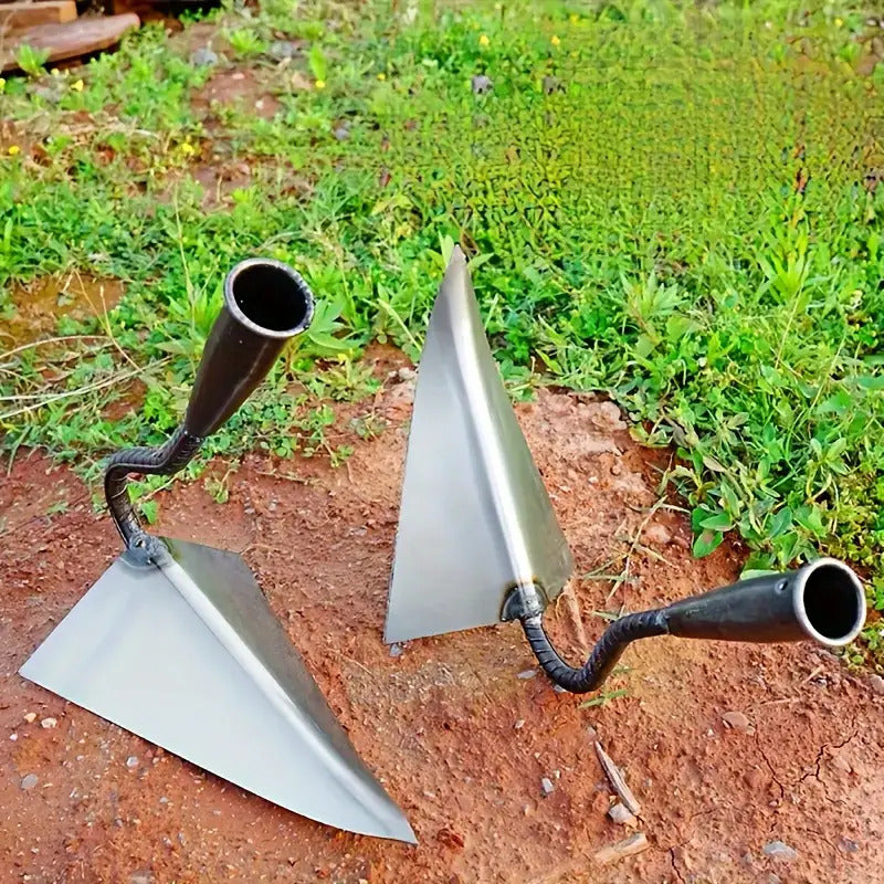Esta Azada Triangular de acero SÍ responde¡;El secreto para limpiar&nbsp; o arar tu terreno en la mitad del tiempo