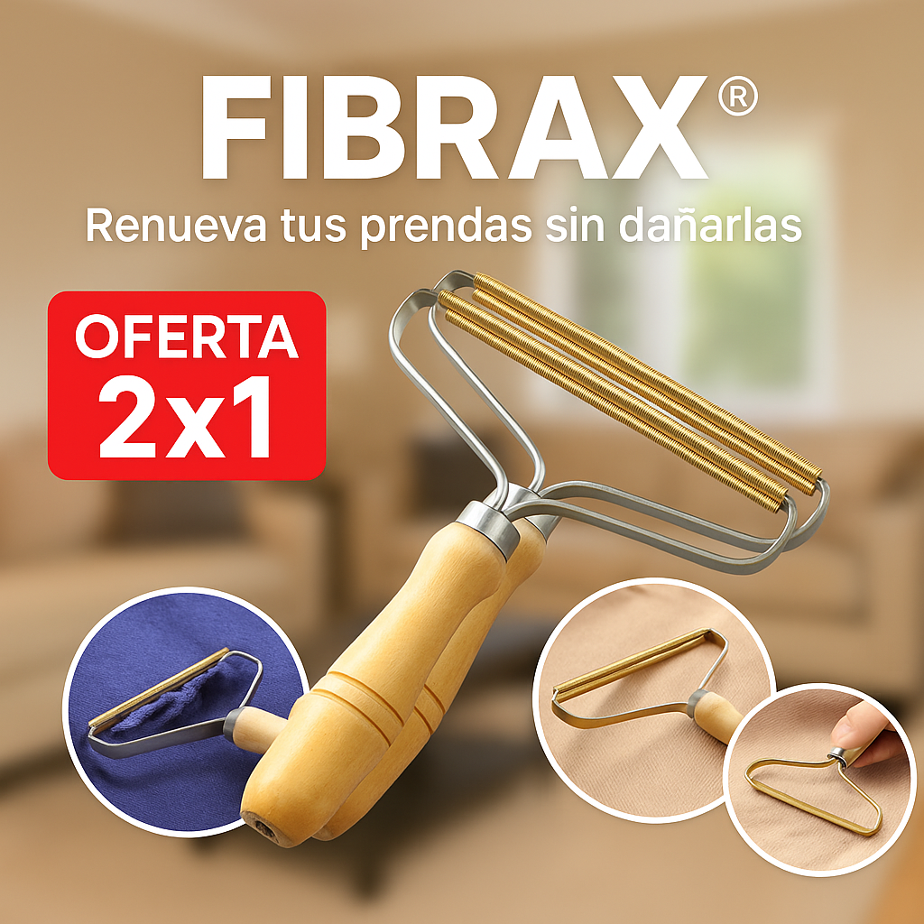 OFERTA 2X1 FIBRAX® RENUEVA TUS PRENDAS SIN DAÑARLAS