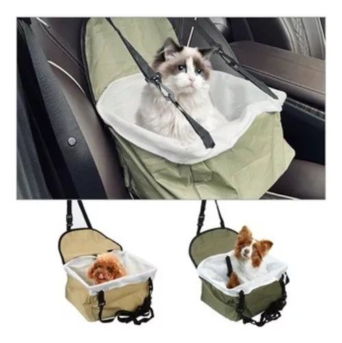 ¿Sabías que muchos perritos se caen del asiento mientras duermen? 😥”
“Este bolso viajero los mantiene seguros, cómodos y abrazados por su propio espacio
“¡Porque ellos también merecen viajar protegidos!”🐶