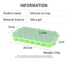 🚀MOLDES DE SILICONA CON 37 CUBOS PARA HIELO💦