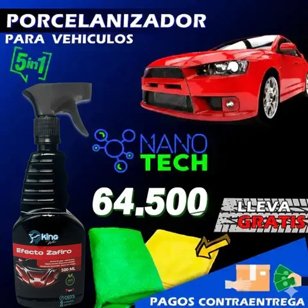 🎯PORCELANIZADOR PARA CARROS  5 en 1🚗