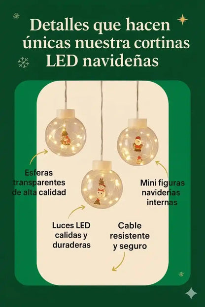 Luces Cascada Navideñas