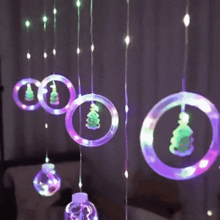 Luces Cascada Navideñas
